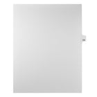 Markmaker - Intercalaires imprimes Legal, Blanc, 1/25th coupe, format lettre, sans trous, 25 tabs/PQT, 5 PQT/Boite, Numero 135-Intercalaires imprimes Legal