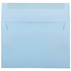 JAM Paper Enveloppes pour invitations à fermeture gommée, format livret, 5 3/4 x 8 3/4 po, bleu poudre, paq./100-Taille : A9 (5 3/4 x 8 3/4 po)