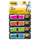 Post-it - Languettes, mini fléchettes, 1/2 po, colueurs vives, paquet de 96-Les fléchettes indiquent exactement où il faut porter attention