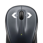 Logitech - Souris sans fil M325S 2,4 GHz avec récepteur USB - Gris foncé-La conception incurvée dotée d'un revêtement souple fait le bonheur de vos mains, même après une utilisation prolongée