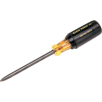 Klein Tools - Tournevis Klein A/Manche Caoutchouté-Tournevis À Tige Ronde & Pointe Carrée, paquet de 4-Type de prise Prise coussinée