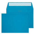 Blake - Enveloppes d'invitation bleu brillante de couleur Creative de - 4 1/2 po l x 6 3/8 po L - Blue Caribbean - Paquet de 25-Blue Caribbean