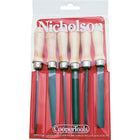 Nicholson - Assortiments De 6 Limes De Style Américain-Nbre de limes 6