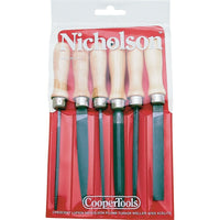 Nicholson - Assortiments De 6 Limes De Style Américain-Nbre de limes 6