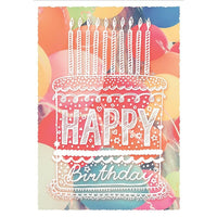 Millbrook Studios – Cartes de souhaits et enveloppes, Happy Birthday, 5 3/8 x 7 3/4 po, 18/paquet (06213)-Imprimées sur du papier cartonné non couché