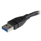StarTech - câble de rallonge USB 3.0 A-à-A, 6 po, noir-Le câble et les connecteurs sont conformes aux spécifications USB 3.0 SuperSpeed