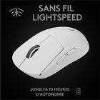 Souris de jeu sans fil Logitech G PRO X Superlight, ultra-légère, capteur Hero 25K, 5 boutons programmables - Blanche-Technologie LightSpeed
Garantit un travail rapide et fiable.