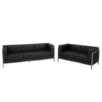 Flash Furniture – Ensemble sofa et causeuse Hercules Imagination, noir-Style contemporain