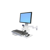 Ergotron Bras télescopique série 200 combo, blanc-Blanc