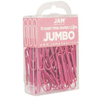 JAM Paper – Trombones géants, rose, 6 paquets de 75, total de 450 (42186873g)-Métal
