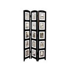 Nexxt – Paravent à 3 panneaux avec mousse, noir, 51/100 x 33 1/2 x 64 1/50 (po)-Séparateur de pièce à 3 panneaux: Créez un nouvel espace avec un magnifique séparateur de pièce facile à utiliser. Créez de l'intimité dans votre maison, créer une nouvelle pièce ou cacher des éléments de rangement