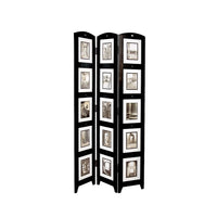 Nexxt – Paravent à 3 panneaux avec mousse, noir, 51/100 x 33 1/2 x 64 1/50 (po)-Séparateur de pièce à 3 panneaux: Créez un nouvel espace avec un magnifique séparateur de pièce facile à utiliser. Créez de l'intimité dans votre maison, créer une nouvelle pièce ou cacher des éléments de rangement