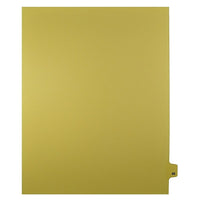 Mark Maker – Onglets séparateurs juridiques beiges, 1/25 onglets, format lettre, sans trous, numéro 48, 25/paquet-Onglets séparateurs beiges, 1/25 onglets