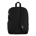 Jansport – Sac à dos Big Student, noir-Bandoulières ergonomiques en S et poignée de transport en maille