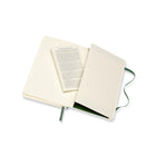 Cahier de Poche Classique Moleskine - Couverture Souple - Règle - 3,5" X 5,5" - Vert Myrte (629148)-Papier sans acide de couleur ivoire de haute qualité