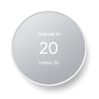 [PRÉVENTE] Google Nest Thermostat - neige-Écran à cristaux liquides QVGA IPS 2,4 pouces (240 x 320 pixels) avec film d'amélioration de la luminosité numérique et lentille en verre miroir