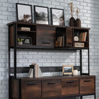 Sauder - La Collection Briarbrook Surmeuble - Finition Barrel Oak-Finition Barrel Oak, Bois d'ingenierie, Metal