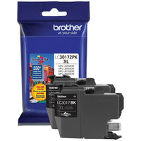 Brother - Cartouches d'encre noire Innobella LC3017 haut rendement, paquet de 2-Contient deux cartouches d'encre noire