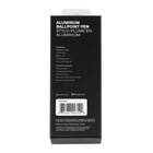 Gry Mattr − Stylo à bille Twist corps gris foncé − accents de chrome noir-Couleur de douille : gris fonce