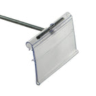 Azar Displays – Porte-étiquettes à retourner et balayer, 1,5 x 2 po, 50/paquet (700842)-1 1/2 haut. x 2 larg. (po)