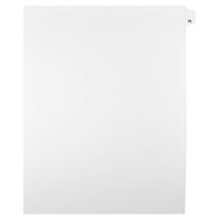 Mark Maker – Onglets séparateurs juridiques blancs, 1/25 onglets, format lettre, sans trous, numéro 76, 25/paquet-Onglets séparateurs blancs, 1/25 onglets