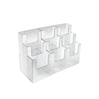 Azar Displays – Porte-brochures à 3 niveaux avec 9 pochettes et 3 pans, 2/paquet (252817)-Porte-brochures