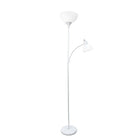 Simple Designs – Lampe de sol à incandescence, blanche (LF2000-WHT)-Fini peint