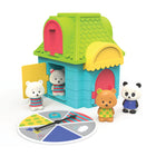 Educational Insights - Mon premier match : Les ours par paires-Comprend un set de jeu 3D avec 6 compartiments et portes et 6 personnages en plastique (3 ensembles)
