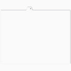 Apak - Onglet alphabétique Apak -  Lettre K -  blanc -  8 1/2 po x 11 po -  coupe 1/26 -  non perforé -  25 par paquet-Onglets d'index et de juridique