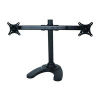TygerClaw – Support pour moniteur double, 19 x 30 x 13 (po), noir-Support pour écran de taille moyenne