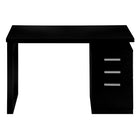 Monarch Specialties - 7691 Bureau 48 po L - Noir Orientation Gauche Ou Droite-6