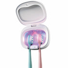 VieOli UV-C Light Sanitizing Dual Toothbrush Case-Technologie de lumière UV-C - Nécessite 60 secondes d'exposition