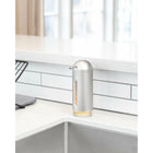 Umbra PENGUIN - Pompe à savon liquide 355ml, Nickel, Paquet de 3-Dimensions : 3,9 po L x 2,9 po P x 7,75 po H