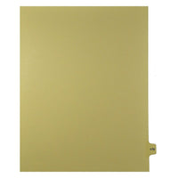 Mark Maker – Onglets séparateurs juridiques beiges, 1/15 onglets, format lettre, sans trous, numéro 179, 25/paquet-Onglets séparateurs beiges, 1/15 onglets