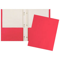 Staples - Portfolio à deux pochettes et à pinces - rouge-Portofolio à deux pochettes et pinces, rouge