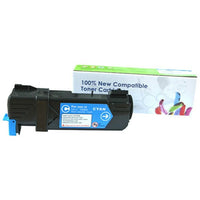 fuzion - Dell (331-0716) Cartouche De Toner Compatible - Rendement Haut - Cyan-Couleur d'encre: Cyan