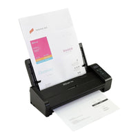 IRIS - Numériseur de bureau recto verso IRIScan Pro 5-Conception compacte et facilement transportable (1,4 kg / 3 lb) ; Livré avec un bras de support de document rétractable pour économiser de l'espace et un écran OLED de 2,5 cm
