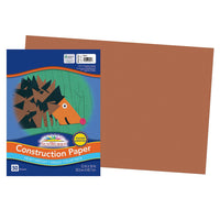Pacon 6707 Papier de construction marron -12x18 50 feuilles-Feuilles de 12"x18"