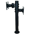 TygerClaw – Support double moniteur pour bureau « Point of Sale », 5,1 x 20,5 x 5,1 (po), noir-Support pour bureau de taille moyenne