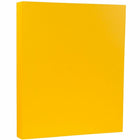 JAM Paper - Papier cartonné mat, 8,5 x 11 po, 80 lb, jaune tournesol, 50/paquet (16729203)-Quantité : paquet de 50
