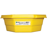 Enpac, Plateaux Drums-Up Jr, 22,75po Lo X 22,75po La X 7,5po H, Cap. De Déversement 7,5 Gal. Us-Hauteur 7,5po
