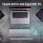 Logitech - MX Keys S Clavier sans fil - Gris pâle-En Plastique Recyclé : Les parties en plastique du clavier MX Keys S contiennent du plastique recyclé post-consommation certifié - 26 % pour Noir, 11 % pour Gris Pâle. À l'exception de l'emballage et des plastiques du récepteur et de l'ensemble de câblage imprimé (PWA)