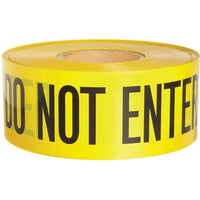 SCN Industrial - Rubans Pour Barricades, Anglais, 3po La X 1000' Lo, 3 Mils, Noir Sur Jaune, paquet de 3-Couleur Noir sur jaune