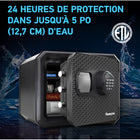 SentrySafe - Coffre-fort ignifuge et étanche avec verrouillage du clavier - 0,81 cu. pi.-3 grands pênes de verrouillage automatique de porte d’un pouce pour assurer une protection supérieure contre le vol et les accès non autorisés