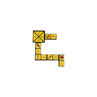 Wca The Original Fraction Dominoes Game, Grades 4th+-Le jeu peut être joué à 3 niveaux de difficulté