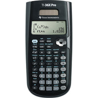 Texas Instruments – Calculatrice scientifique TI-36X Pro-Affichage ACL facile à lire , 4 lignes x 16 caractères