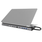 J5Create JCD552 Station d'accueil USB-C NVMe Gen.2-1 ports , 1 - Emplacement M.2 NVMe/SATA (2230,2242,2260,2280)
1 - USB-C 3.2 Gen 2
1 - Alimentation USB-C 3.0
2 - USB Type-A 3.2 Gen 2
1 - USB Type-A 3.2 Gen 1
1 - HDMI 4K
1 - DisplayPort 4K
1 - Lecteur/graveur de carte mémoire SD & microSD 3.0
1 - Gigabit Ethernet RJ45
1 - Fente de verrouillage de sécurité