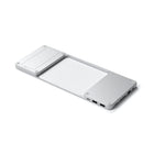 Satechi - Station d'accueil mince USB-C pour iMac 24 po - Argent-Vous redonne vos ports fréquemment utilisés pour un accès pratique à un port de données USB-C 3.2 Gen 2 (jusqu'à 10 Gbit/s), données USB-A 3.2 Gen 2 (jusqu'à 10 Gbit/s), 2 x USB-A 2.0 (jusqu'à 480 Mbps) et fentes pour lecteur de carte micro/SD