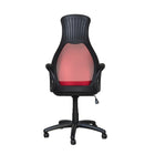 Brassex - Chaise de bureau executif Sergio, noir/rouge-Chaise de bureau Abbott