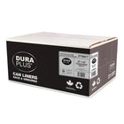 DuraPlus - Sacs à ordures - LLDPE - 20 po x 22 po - Régulier - Transparent - Paquet de 500 -Résistance : Régulier